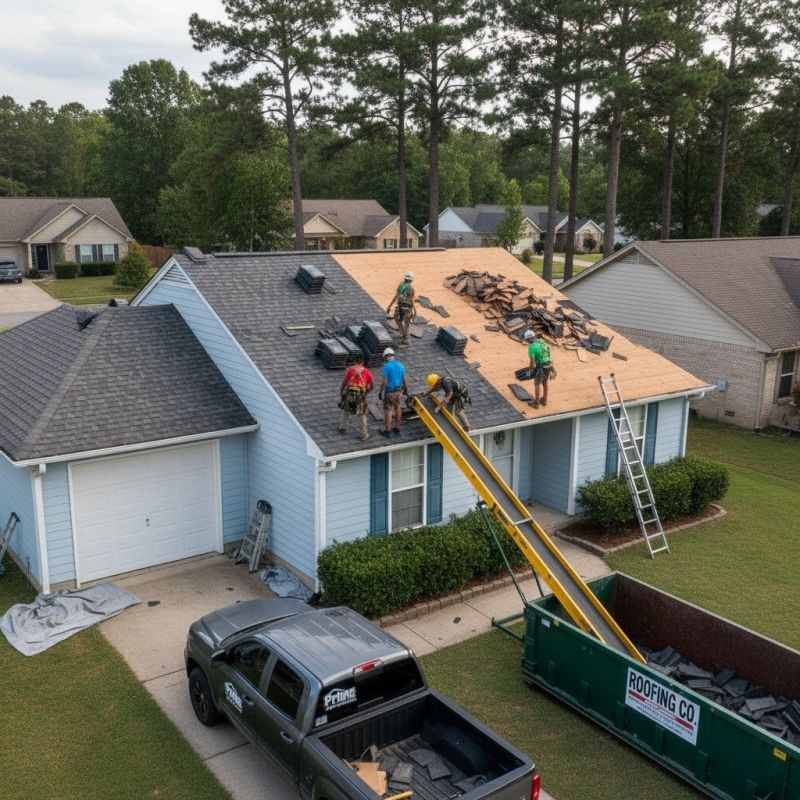 Asphalt Roof Replacement in Fredericksburg, VA